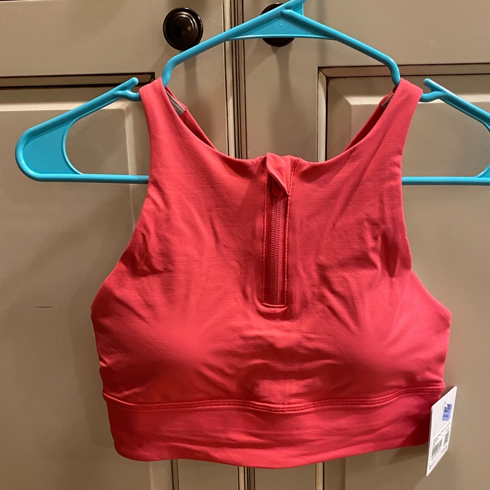 NWT Lululemon Energy High-Neck 
Longline Bra Zip